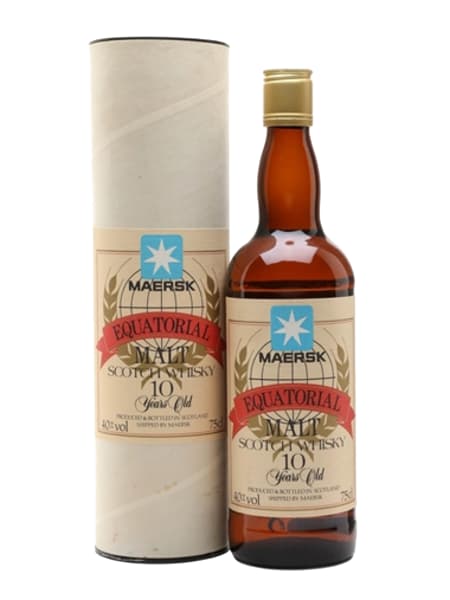 Maersk Equatorial Malt 10 Year Old Bot.1980s Marchen-Laust-Luna ml bottle - Scotch Whisky whisky